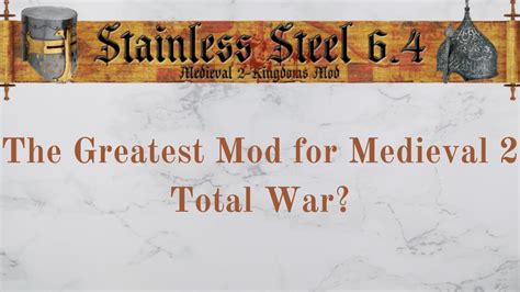 medieval stainless steel 6.4 mod.